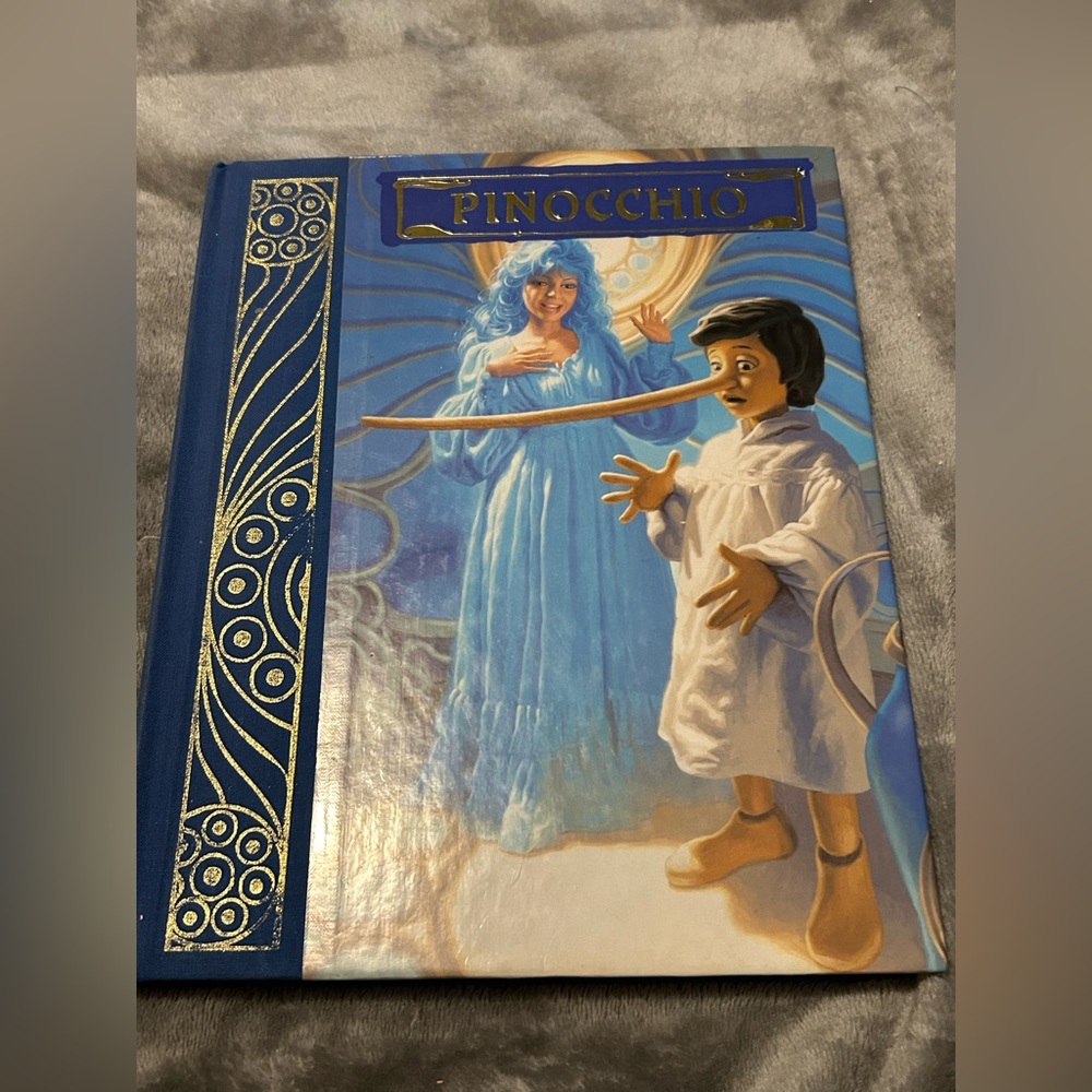 Pinocchio Illustrated and Signed by Greg Hildebrandt, Vintage Hardcover, 1986